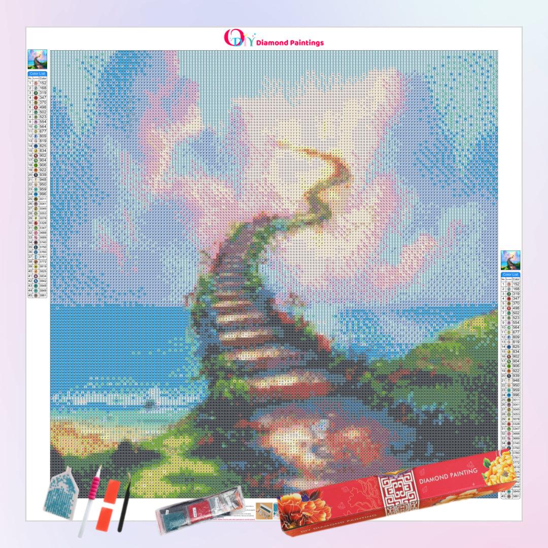 Steps From the Sea to the Sky Diamond Painting
