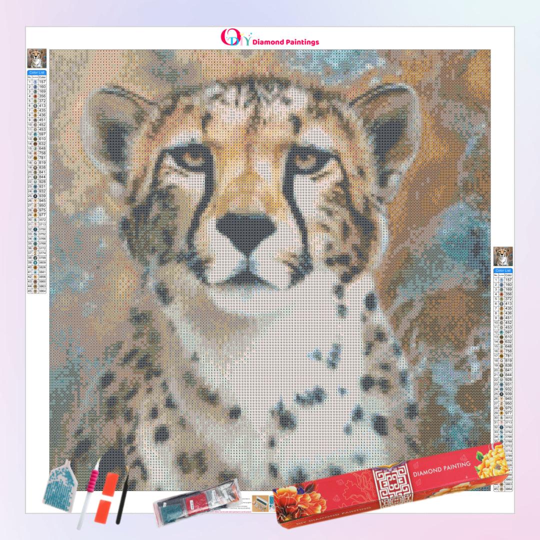 Leopard with A Broken Heart Diamond Painting