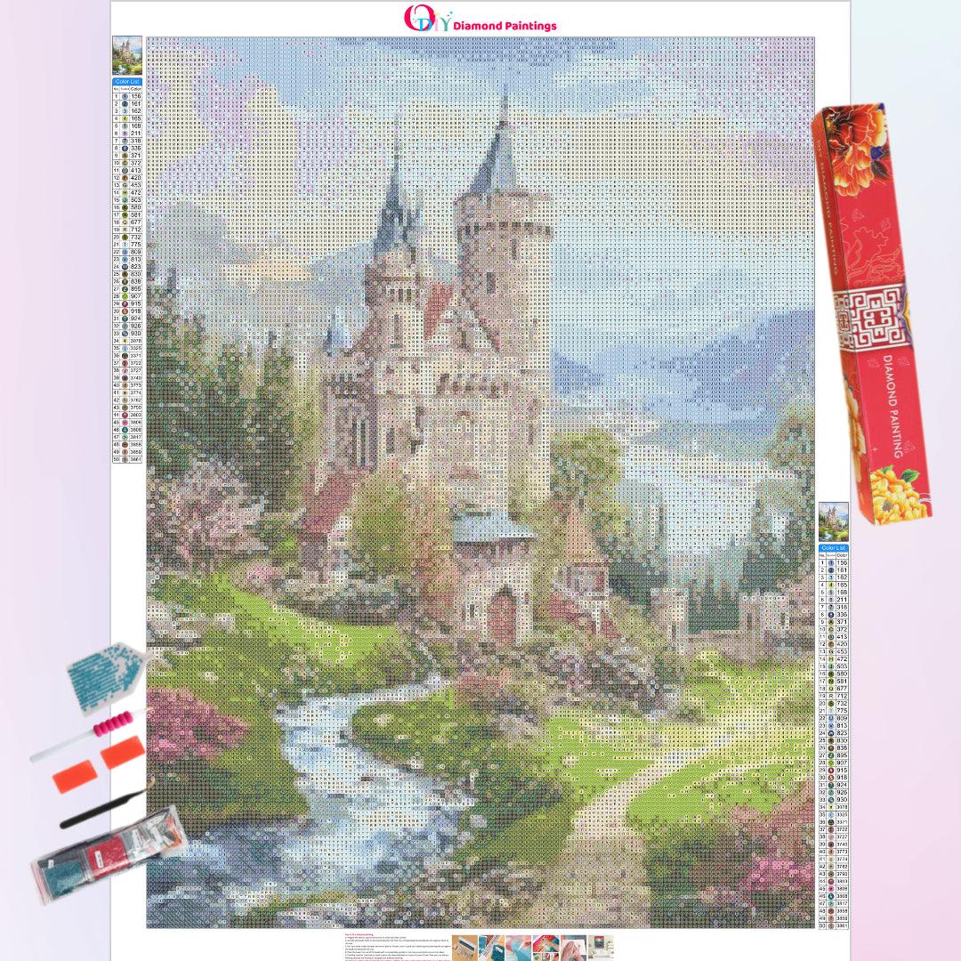 Castle in Countryside Diamond Painting