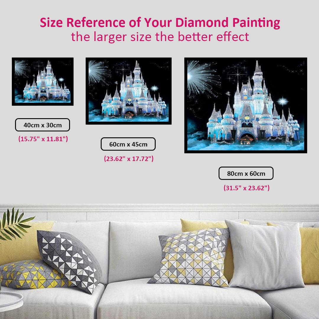 Bling Bling Disney Castle Diamond Painting