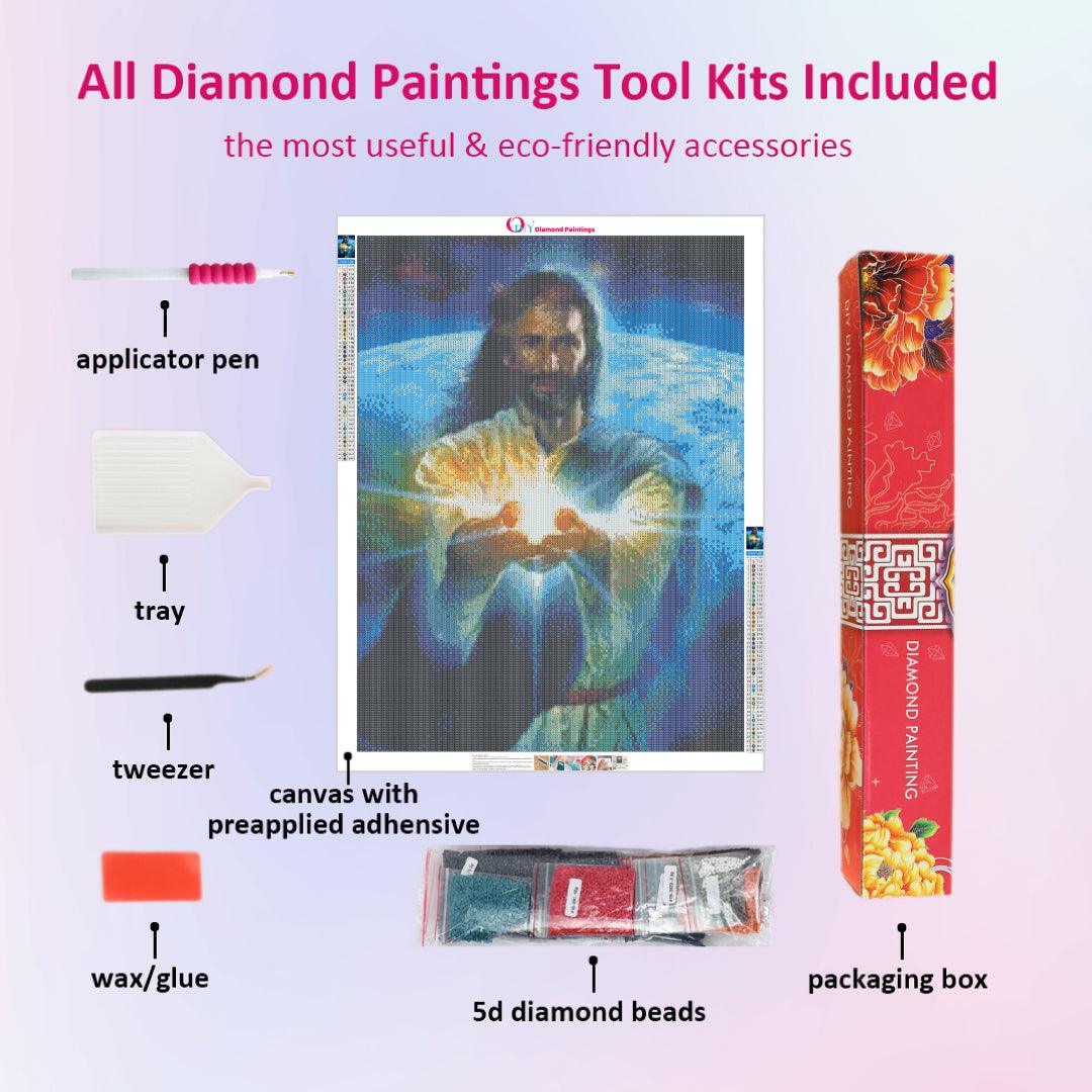 Jesus with the Light of Universe Diamond Painting