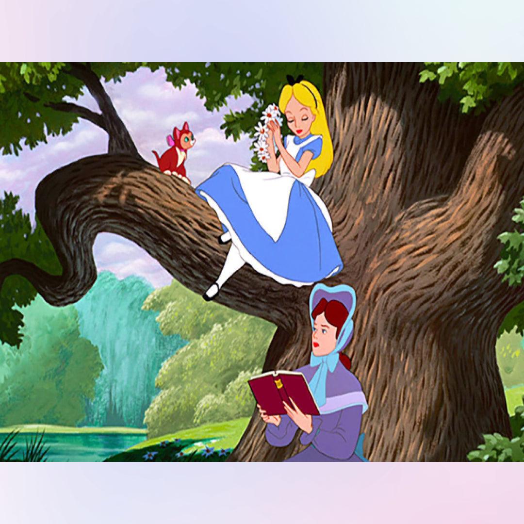Alice on the Tree Diamond Painting