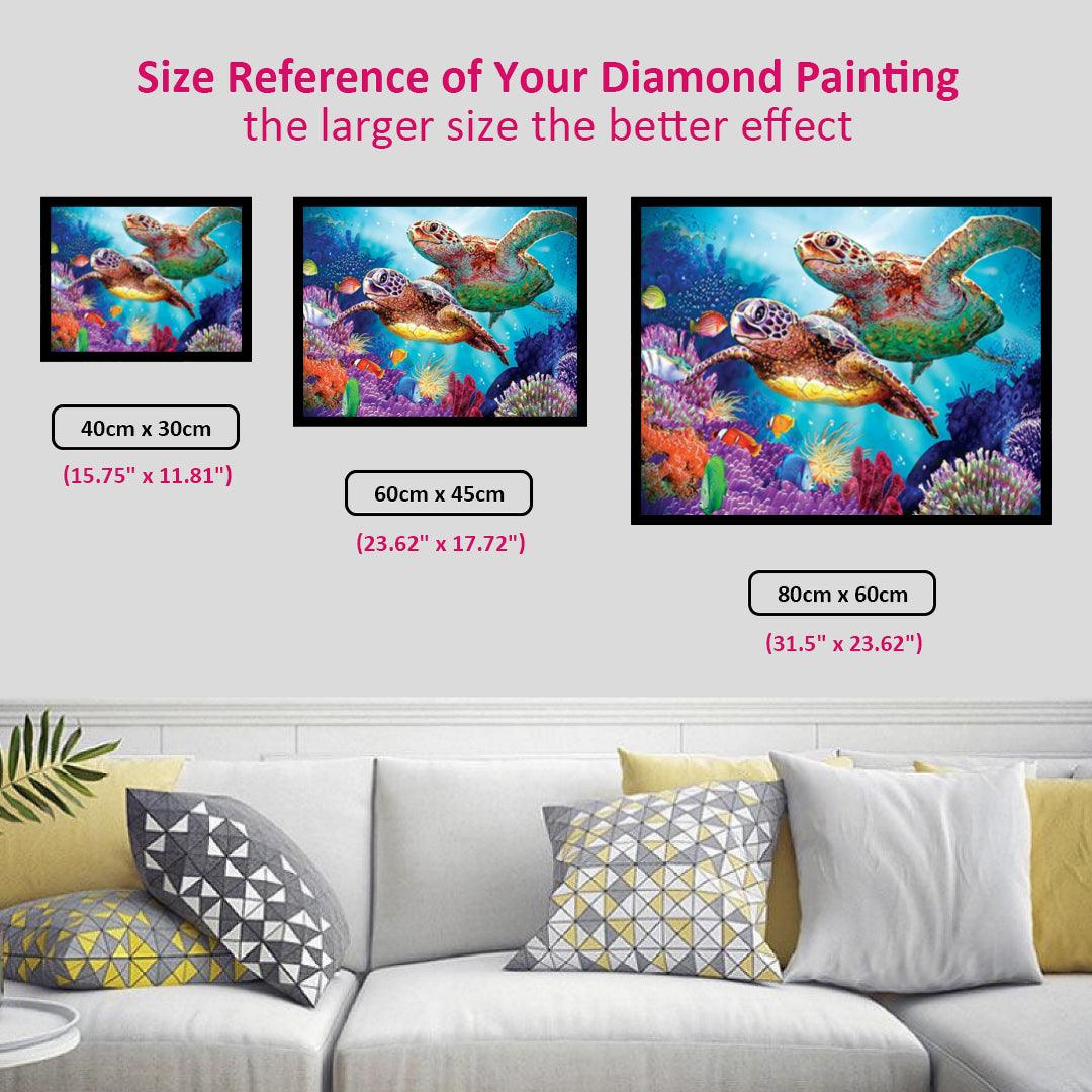 Travelling Side by Side Turtles Diamond Painting