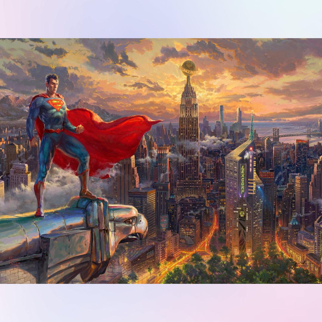 Superman at the Top of the City Diamond Painting