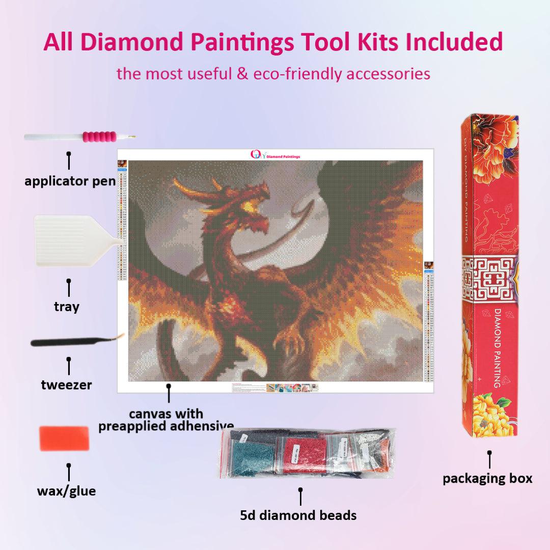 Angry Dragon Diamond Painting