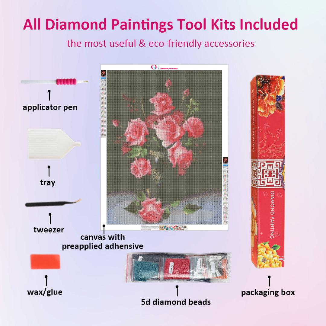 Delicate Rose Diamond Painting