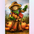 Great Pumpkin Harvest of Mr. Scarecrows Diamond Painting