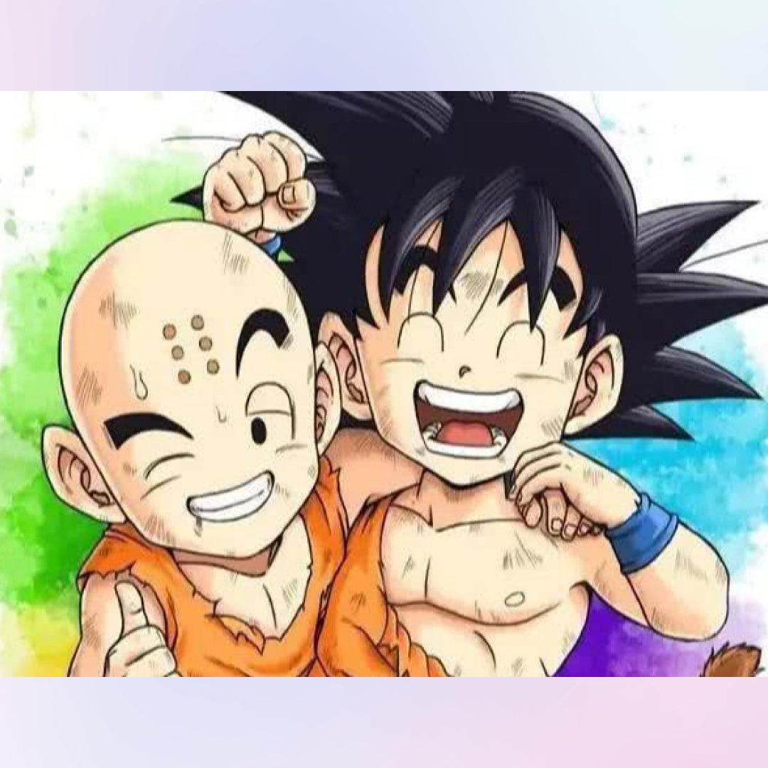 Goku and Kuririn Return from Training Diamond Painting