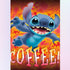 Coffee Catches Stitch's Attention Diamond Painting