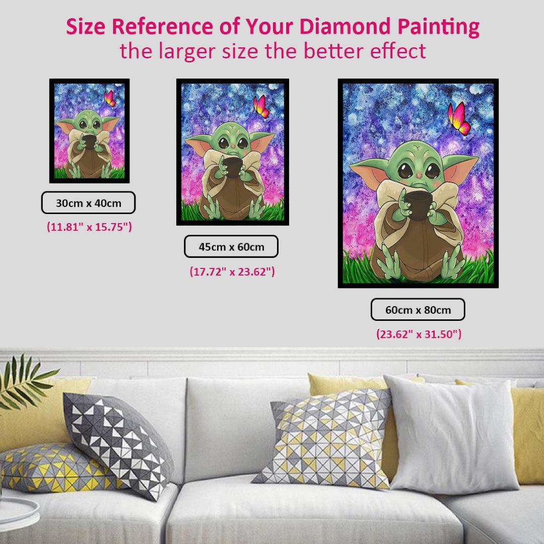 Diamond Painting - Full Round - Yoda  Yoda art, Star wars painting, Yoda  wallpaper