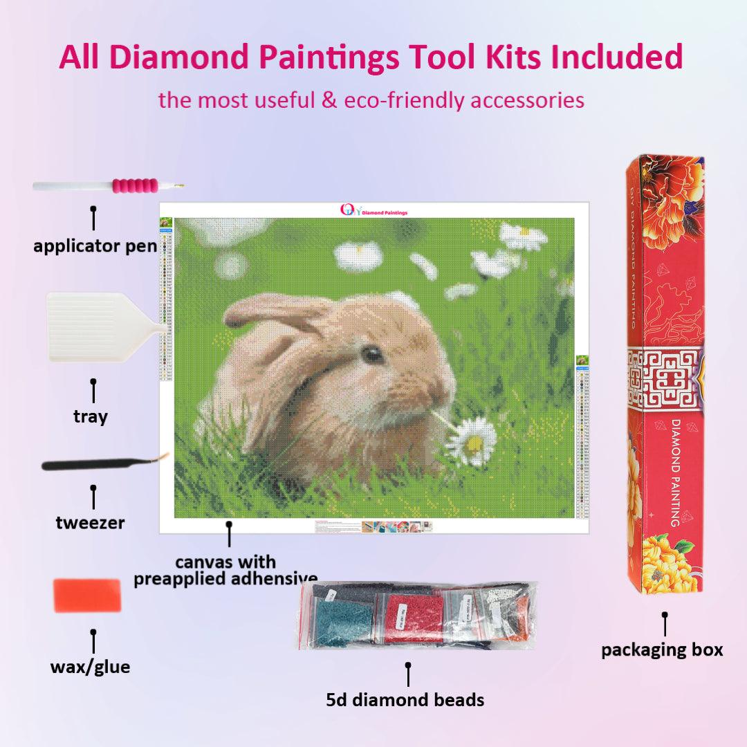 Well-behaved Rabbit Diamond Painting