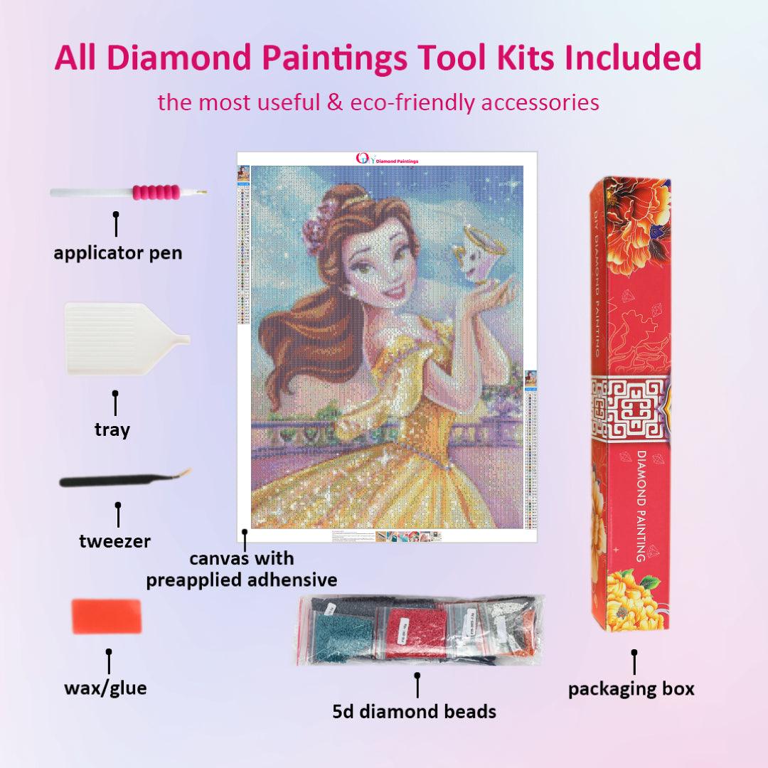Disney Princess Belle Diamond Painting Kits 20% Off Today – DIY Diamond  Paintings