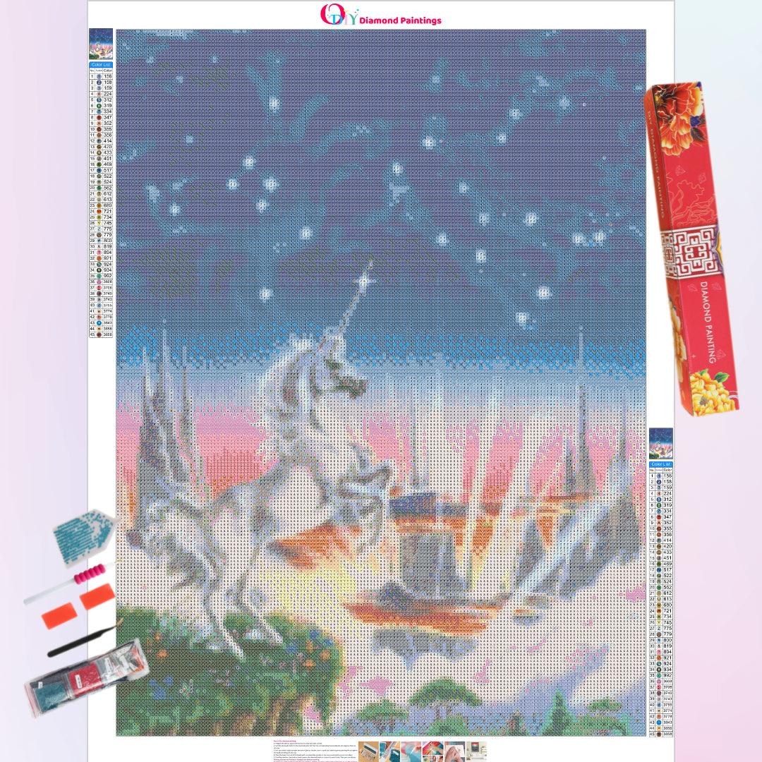 Unicorn with the Power of Stars Diamond Painting