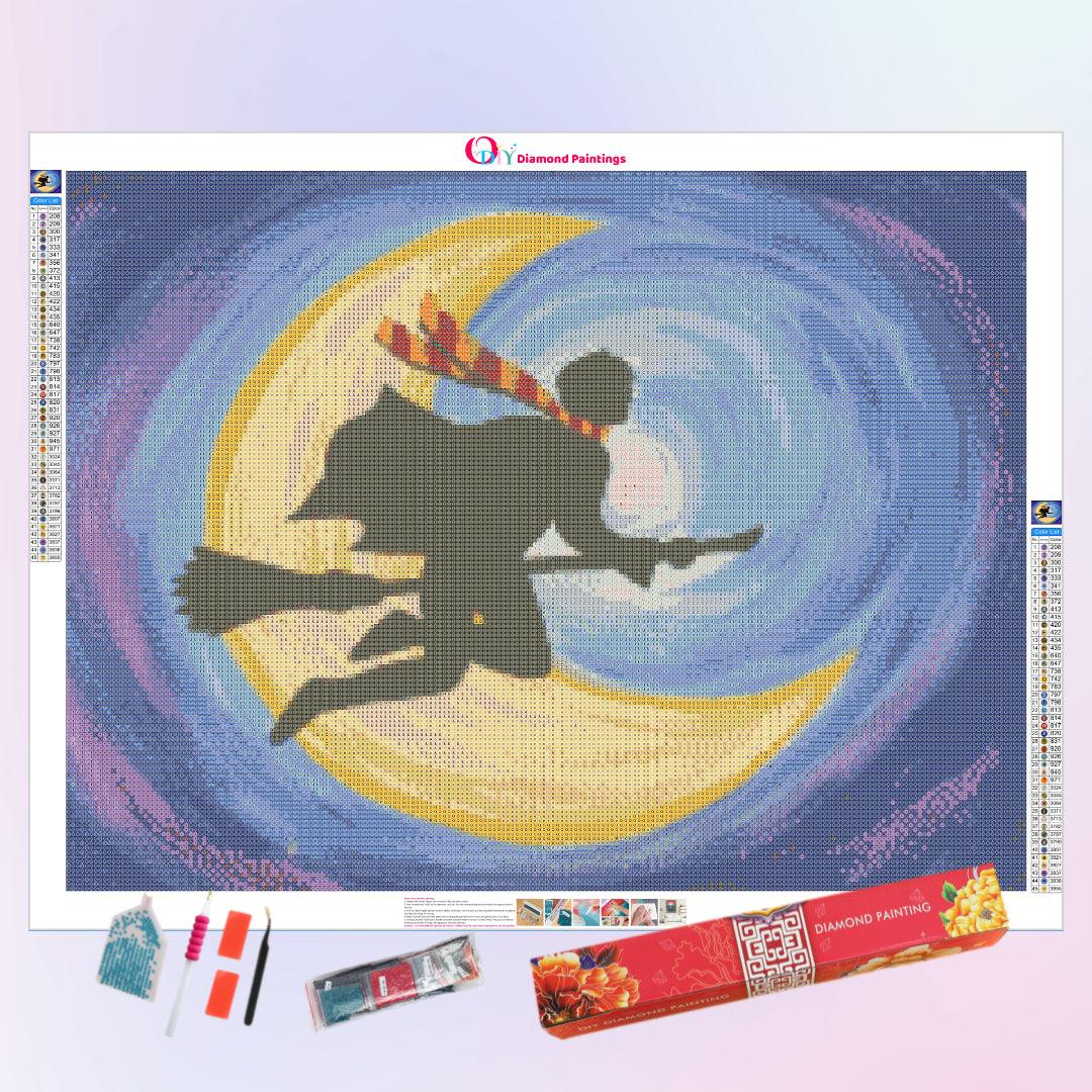 Harry Flies to the Moon Diamond Painting