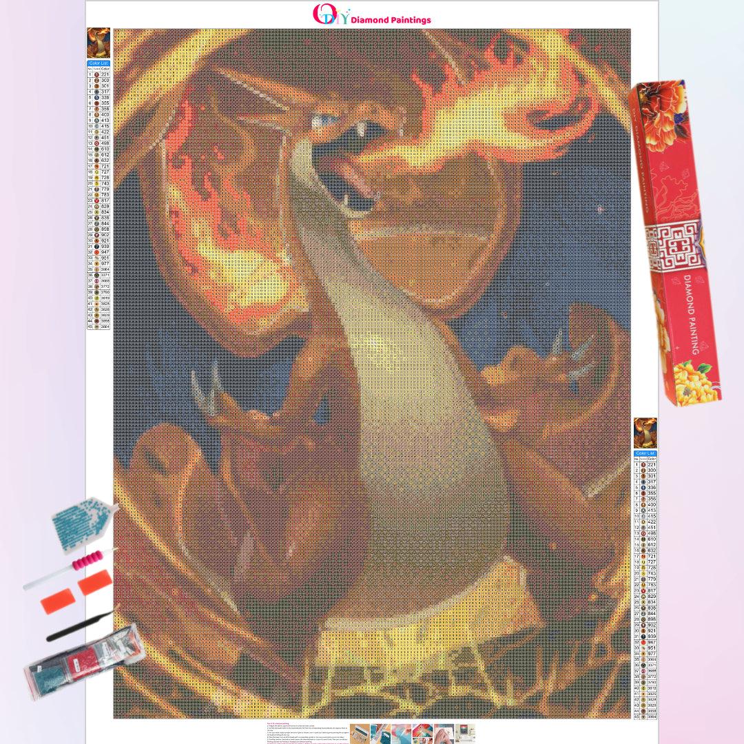 Charizard Diamond Painting