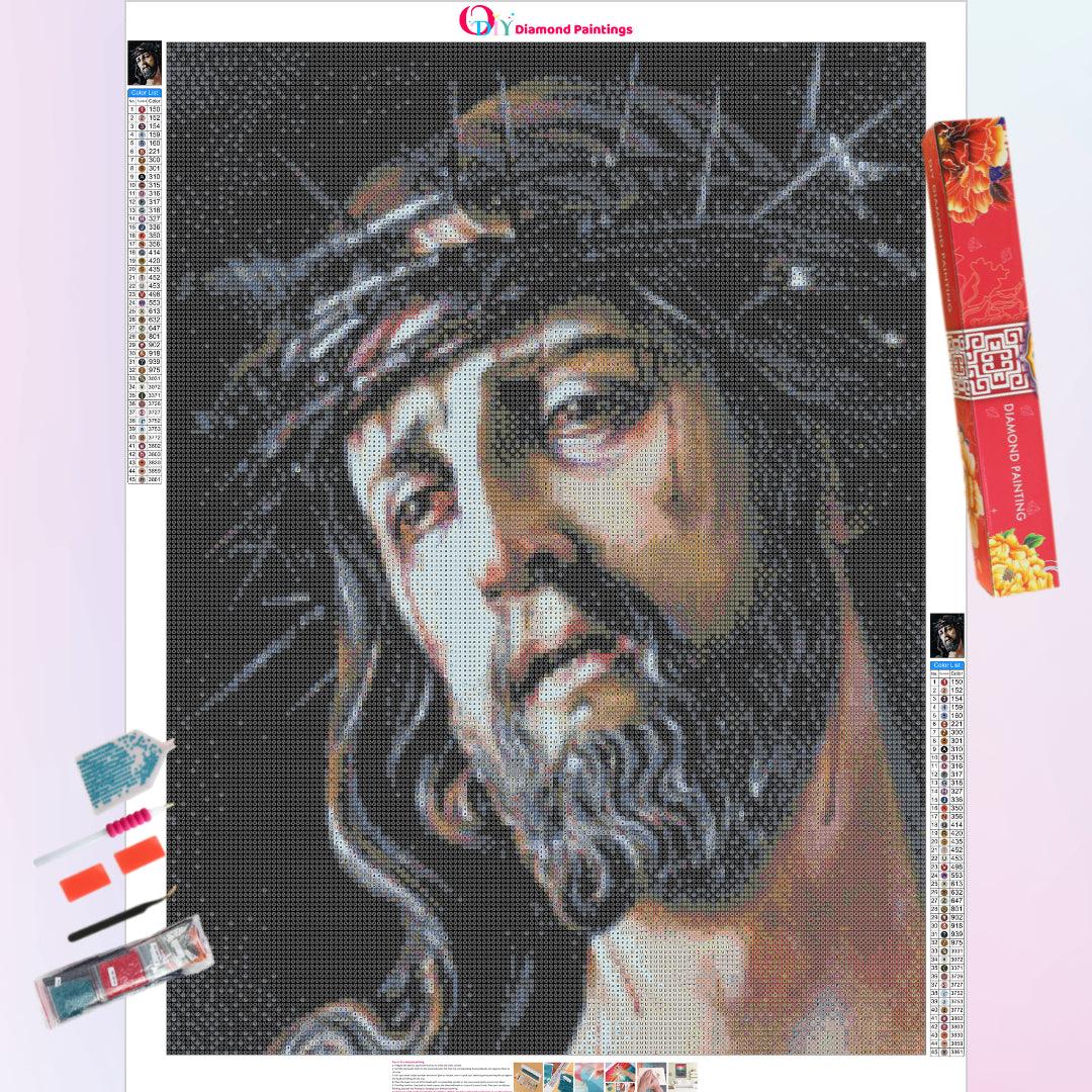 Jesus with Thorns Crown on his Head Diamond Painting