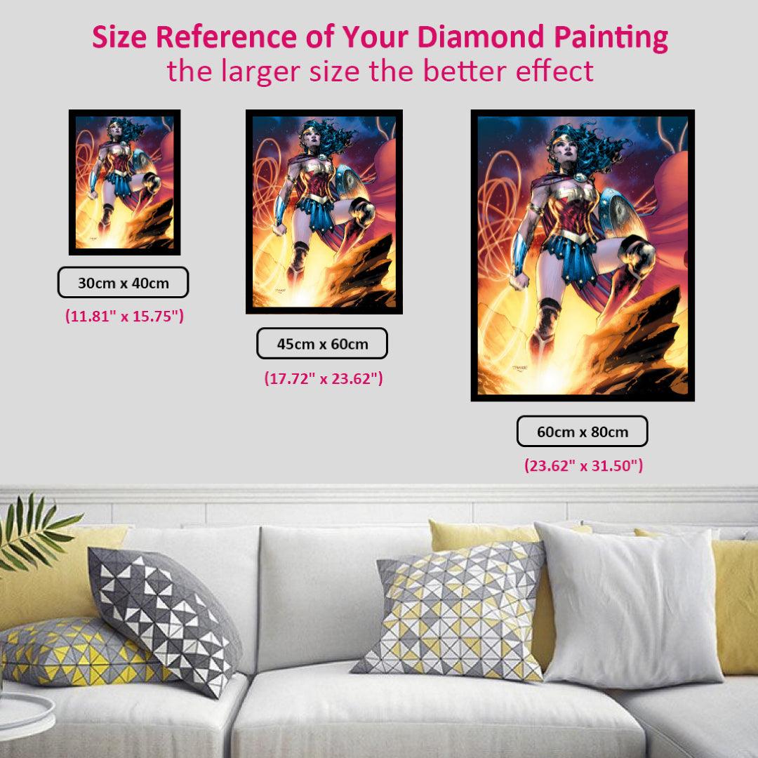Wonder Woman Shines on the Scene Diamond Painting