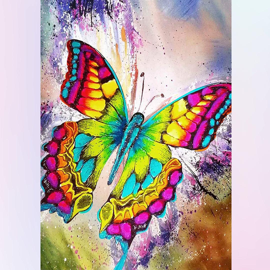 Rainbow Butterfly Diamond Painting