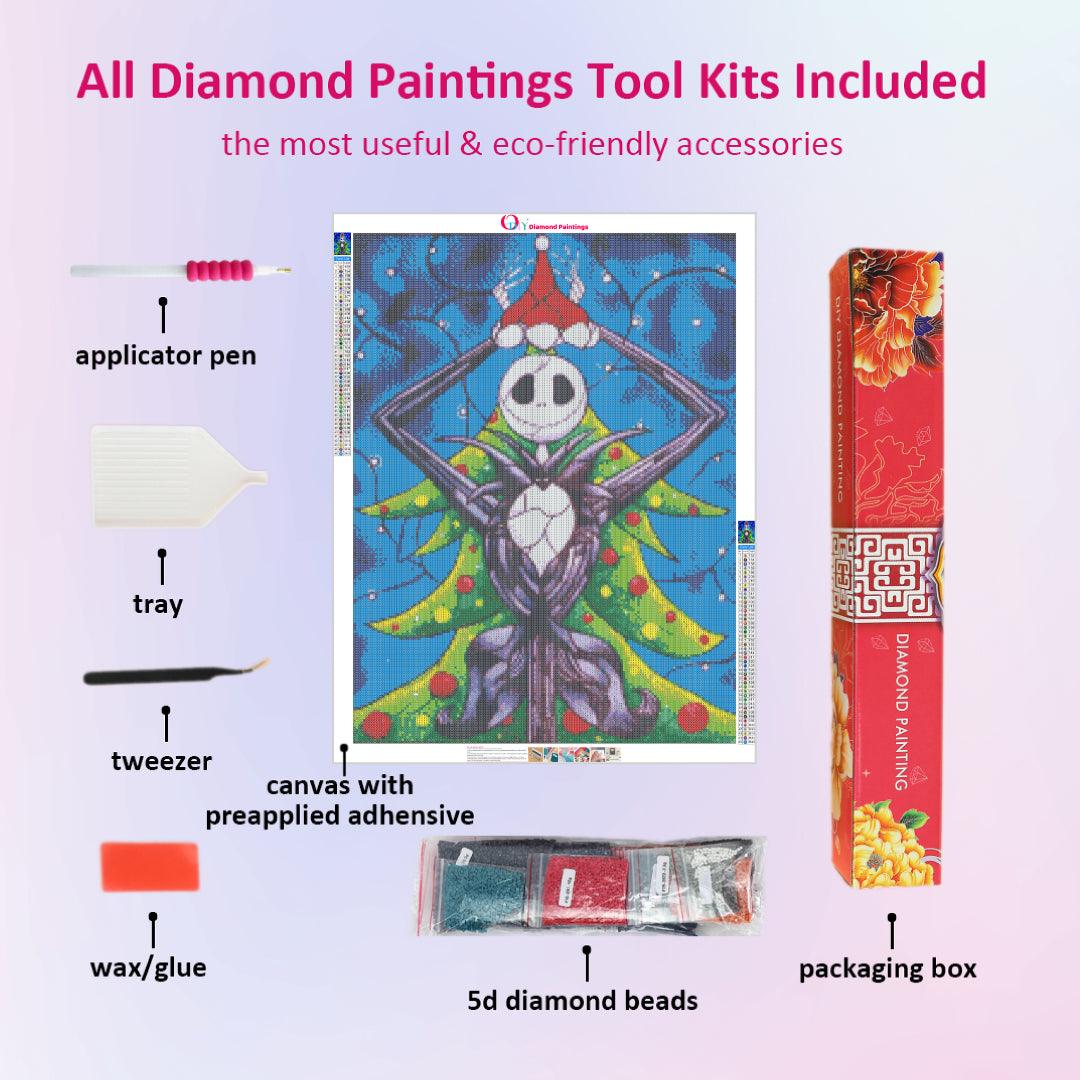 Skull Dressing for Christmas Diamond Painting