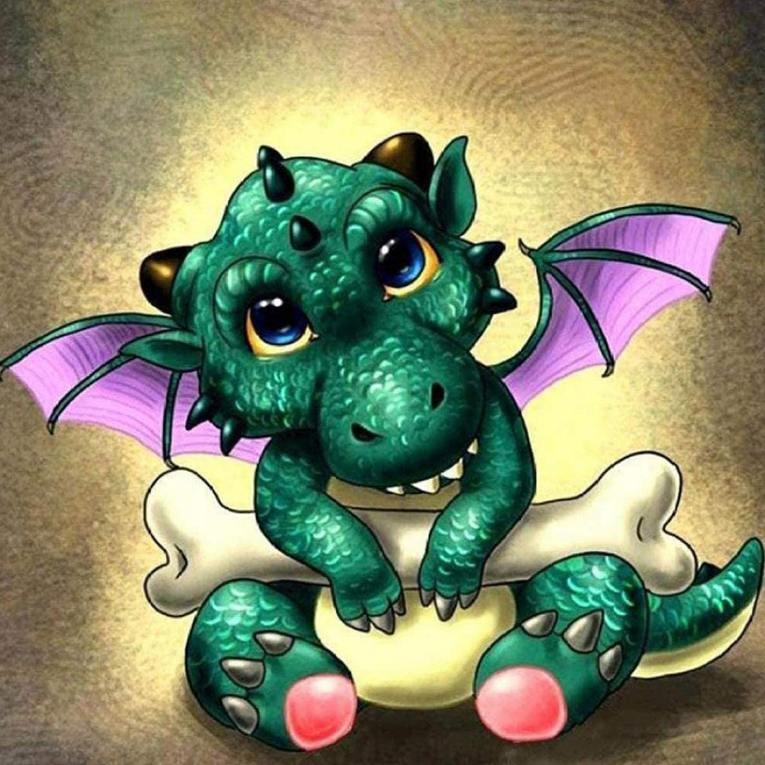 Cute Baby Dragon Diamond Painting