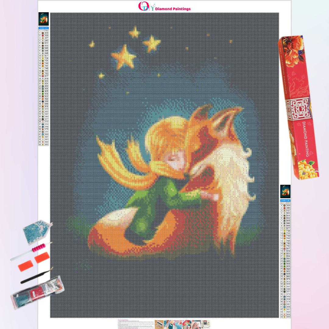The Little Prince and Fox Diamond Painting