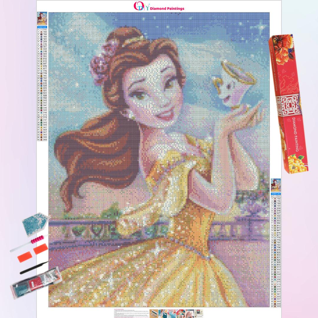 DIY】5D DIY Full Drill Diamond Painting Disney Princess Single 30