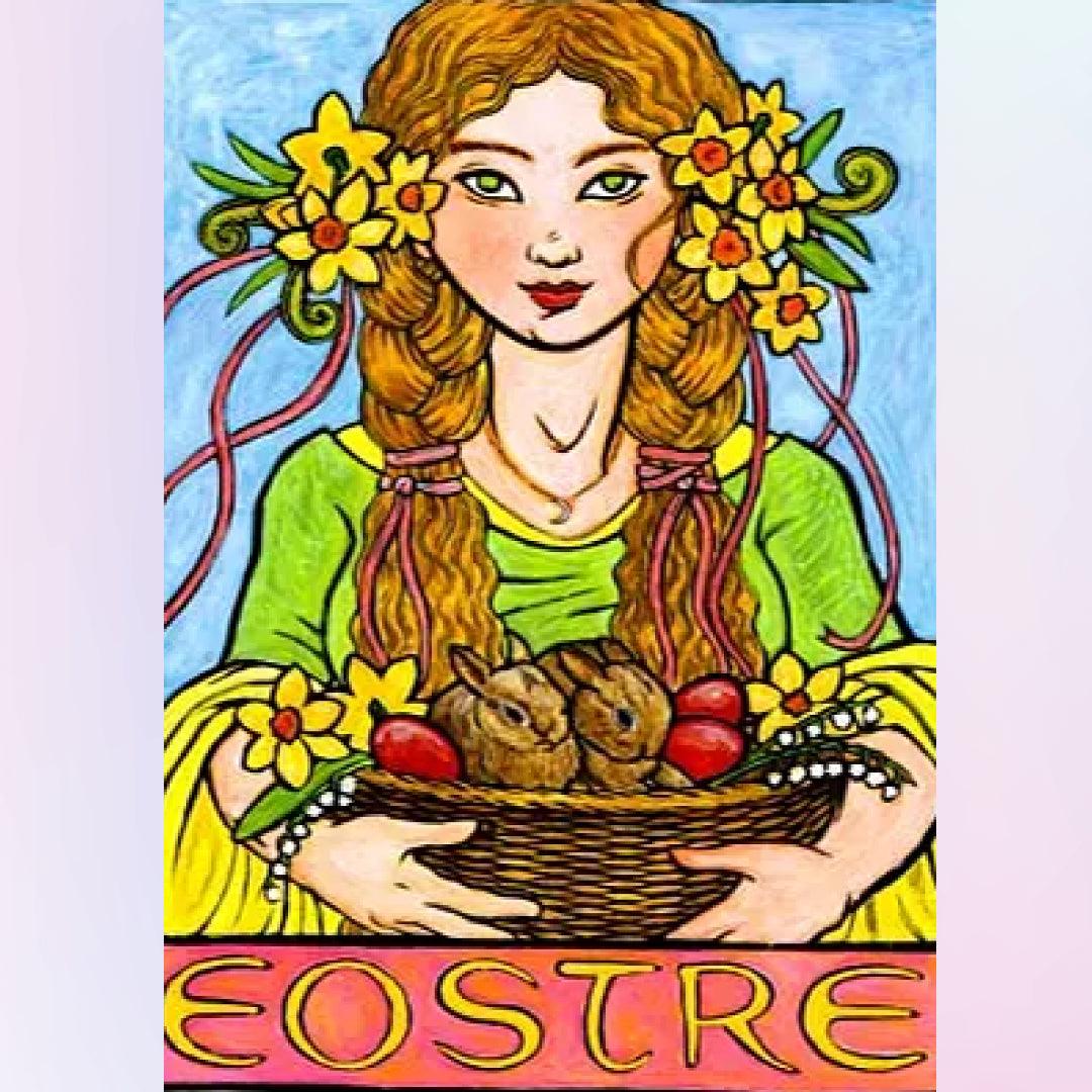 Eostre Spring Goddess Diamond Painting