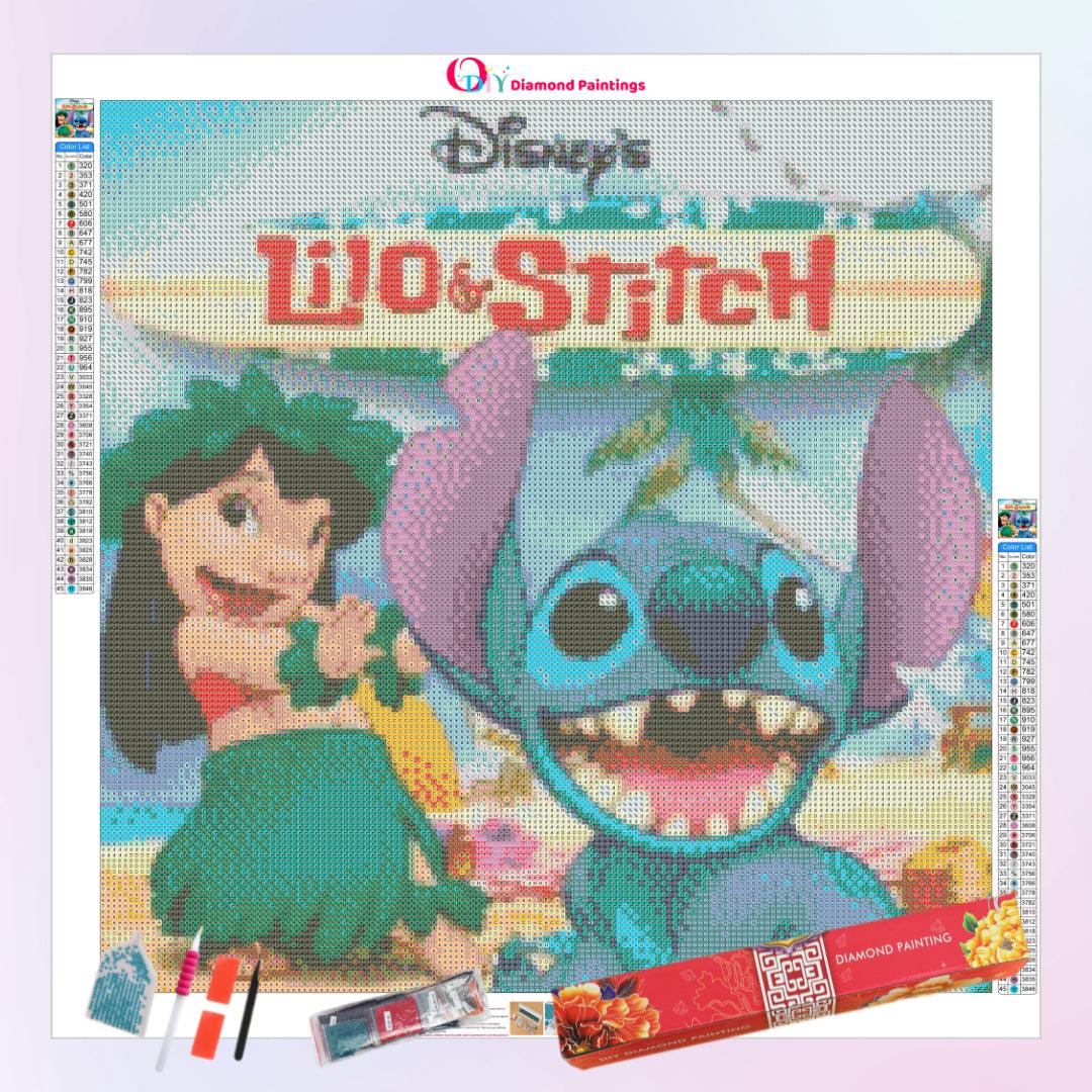 Llilo and Stitch in the Sun Diamond Painting Kits for Adults 20% Off Today  – DIY Diamond Paintings