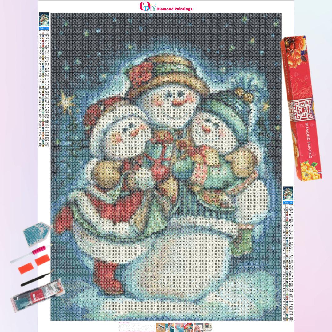 Happy to Receive Christmas Gifts Diamond Painting