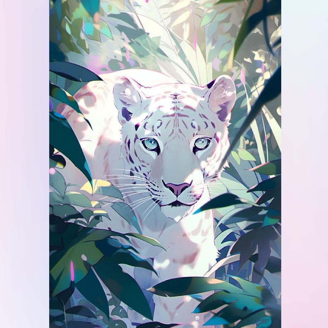 Tiger in the Tropical Rainforest Diamond Painting