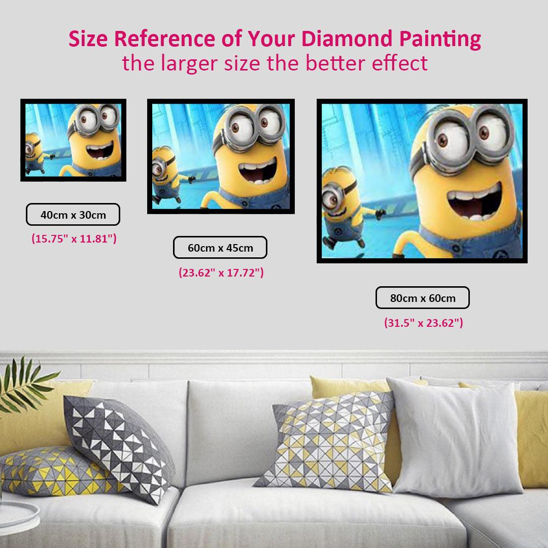 Minions Happy Chasing Diamond Painting