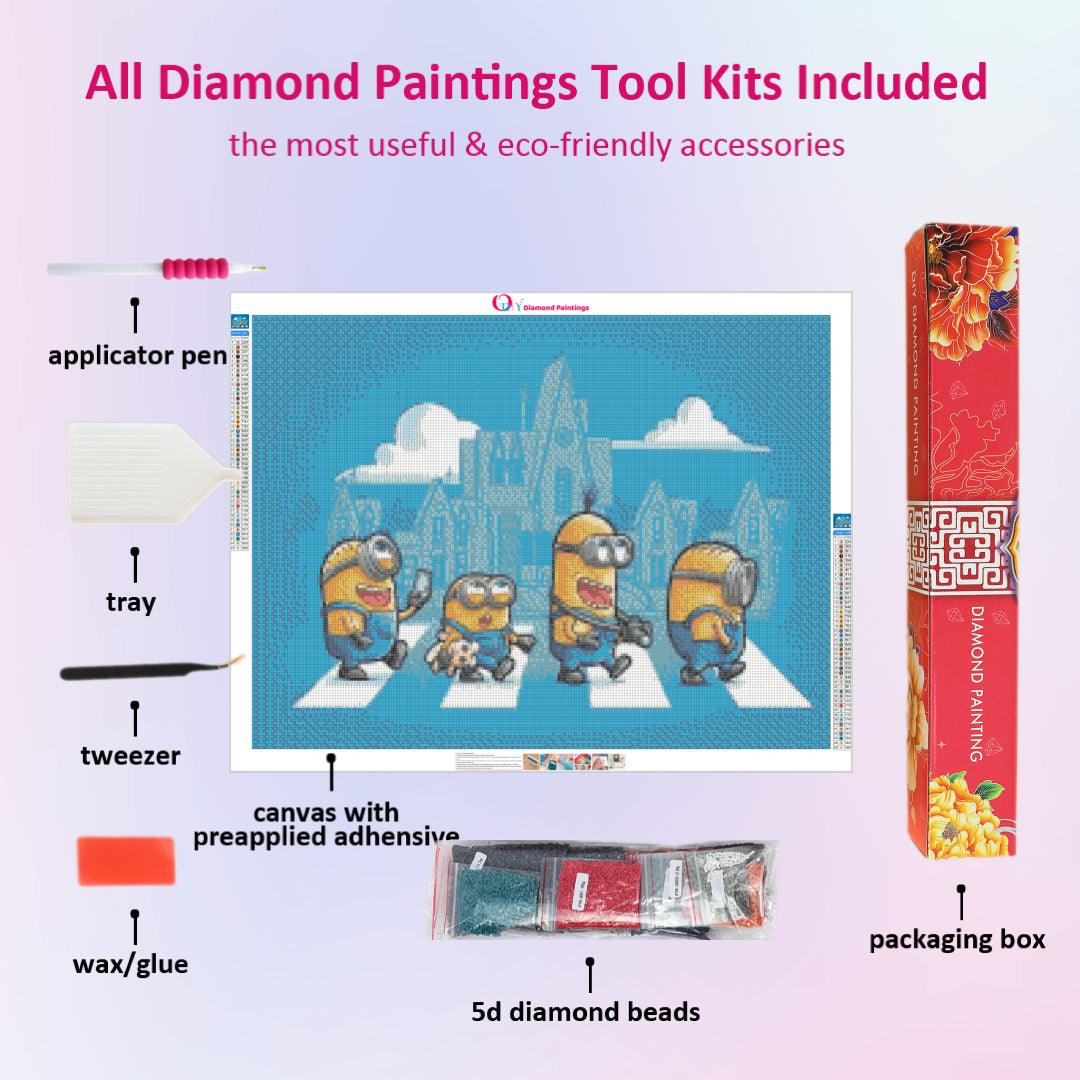 Minions Cross the Street Diamond Painting