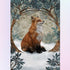 Fox in the Snowy Day Diamond Painting