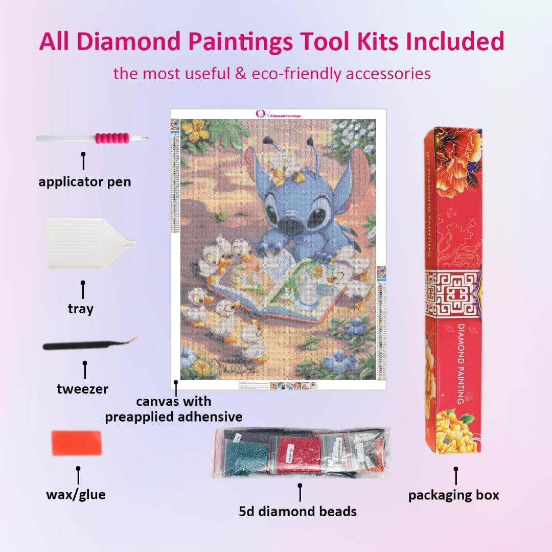 Stitch Reading Story for Cygnets Diamond Painting