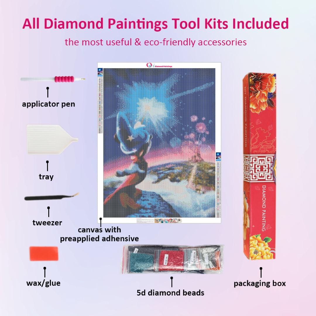 5D Diamond Painting Mickey Mouse Disney Castle Kit