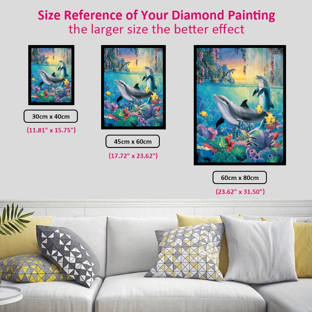 Dolphin in the Beautiful Ocean Diamond Painting