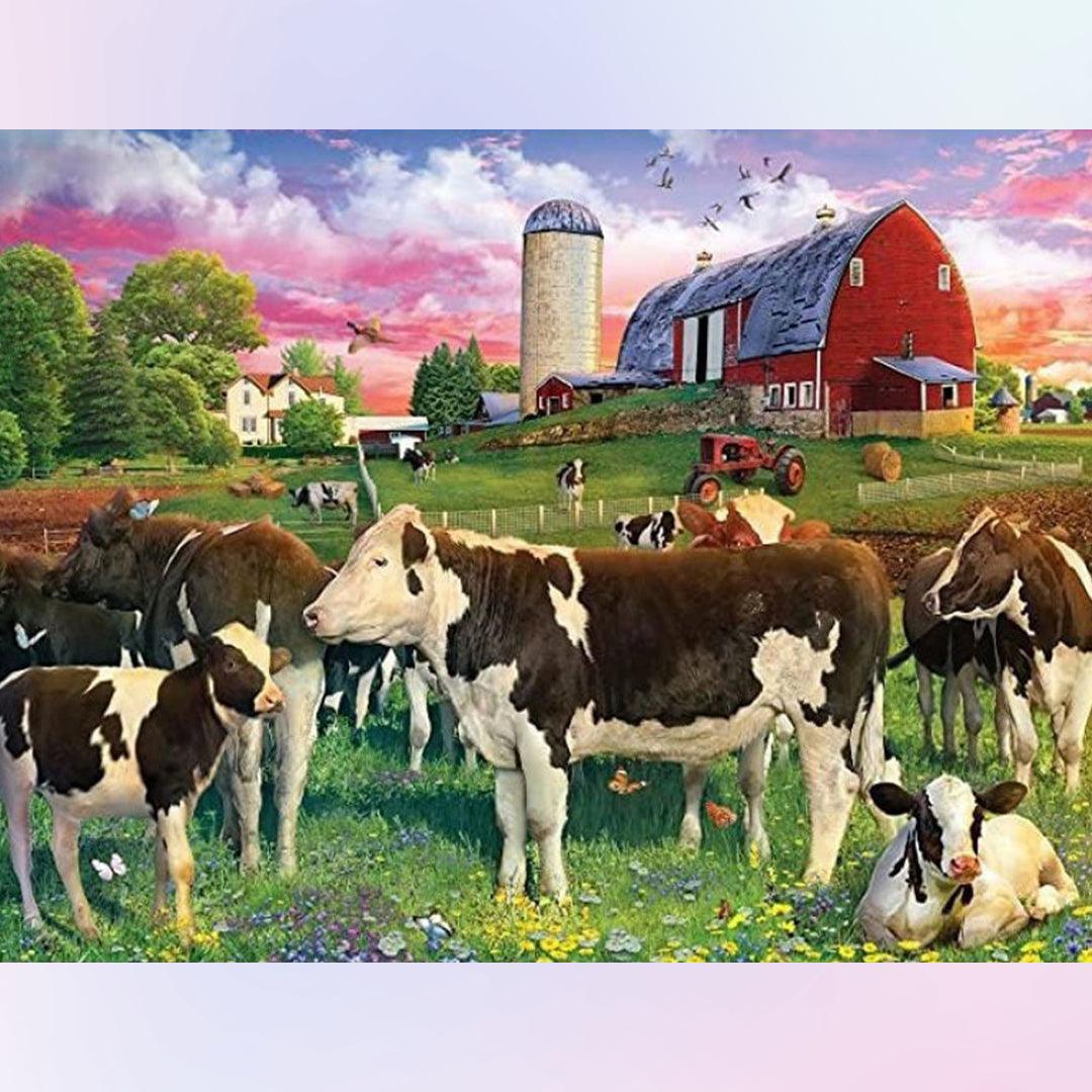 Cows' Paradise Diamond Painting