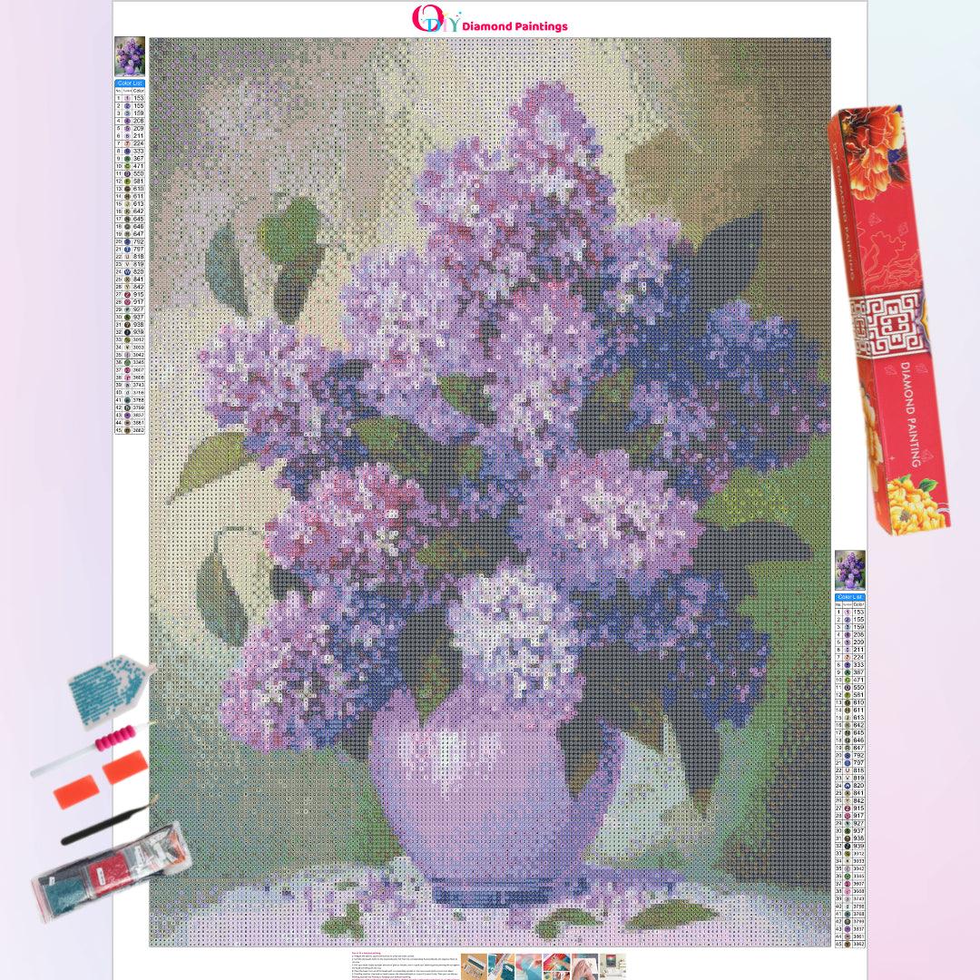 Beauty of Purple Flower Diamond Painting