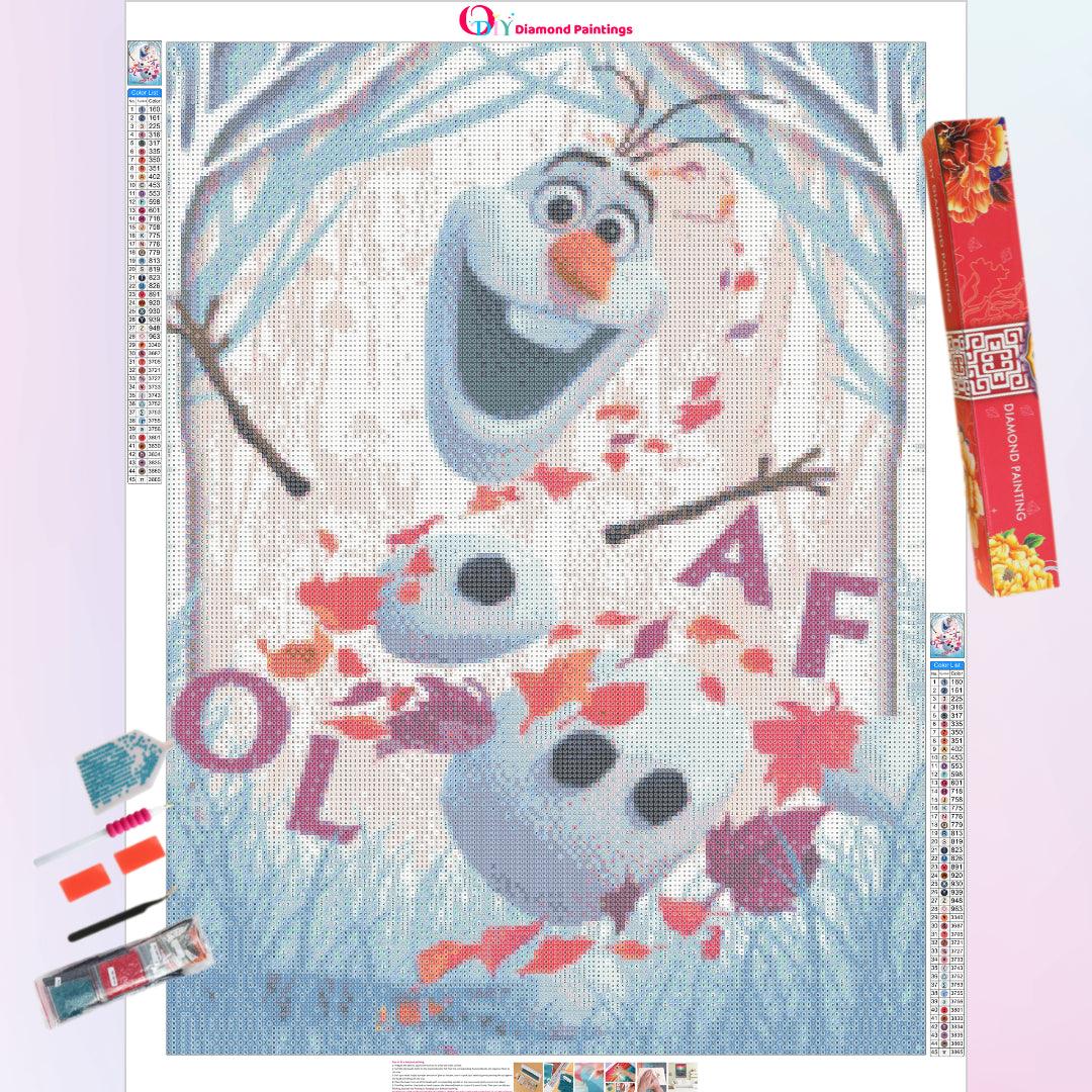 Olaf Happy to Dance Diamond Painting