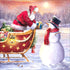 Santa Claus's Gift for Mr. Snowman Diamond Painting