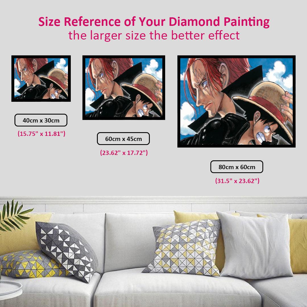 Men's Agreement Shanks and Luffy Diamond Painting