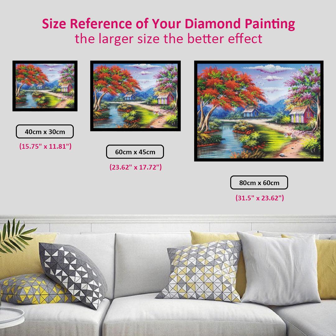 Countryside in the Spring Diamond Painting