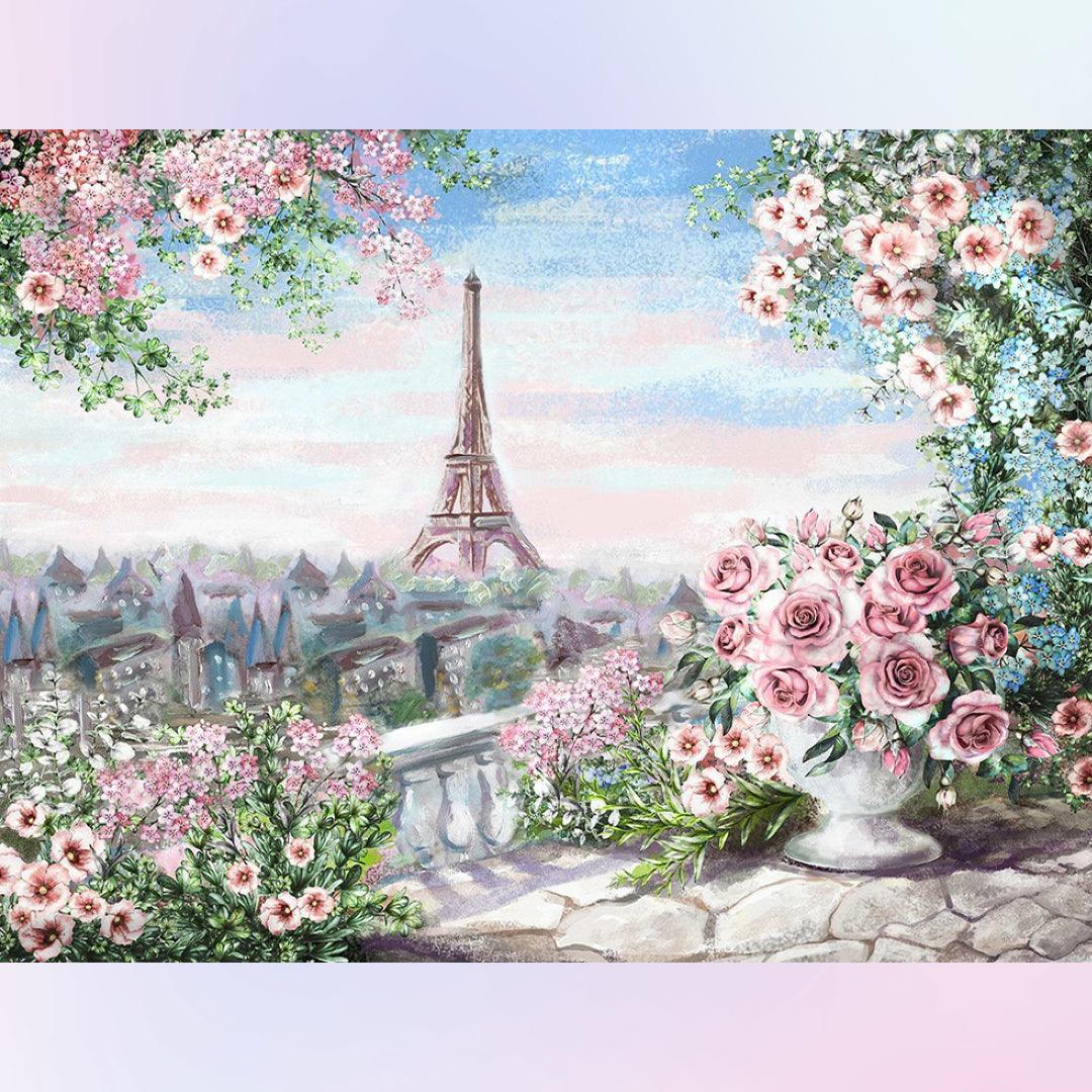 Romantic Eiffel Tower Diamond Painting