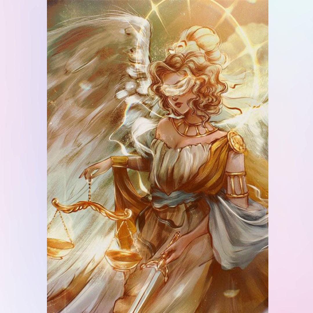 Goddess of Justice Themis Diamond Painting