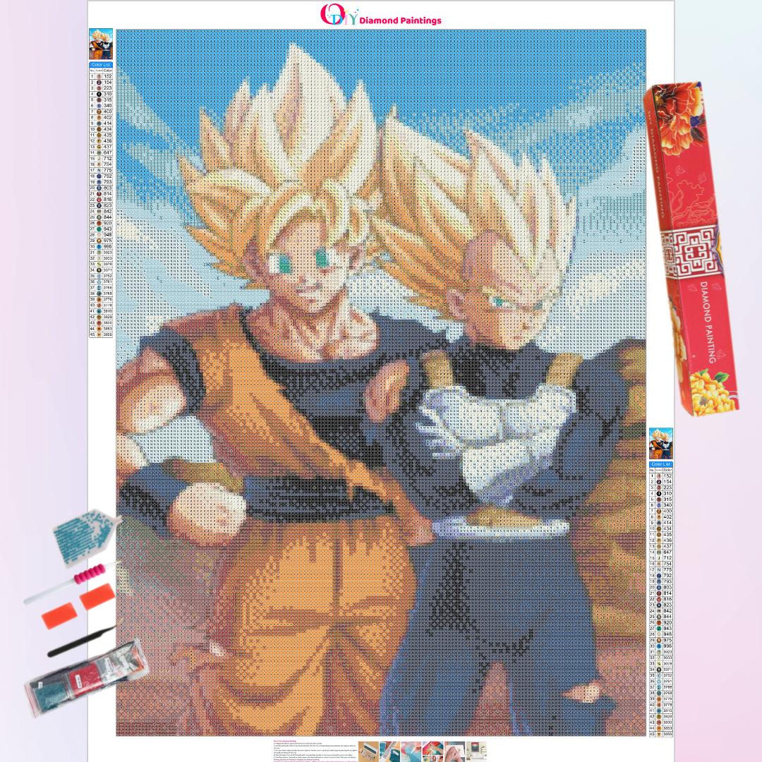 Goku and Vegeta Good Brothers Diamond Painting