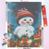 Cute Baby Snowman with Many Gifts Diamond Painting