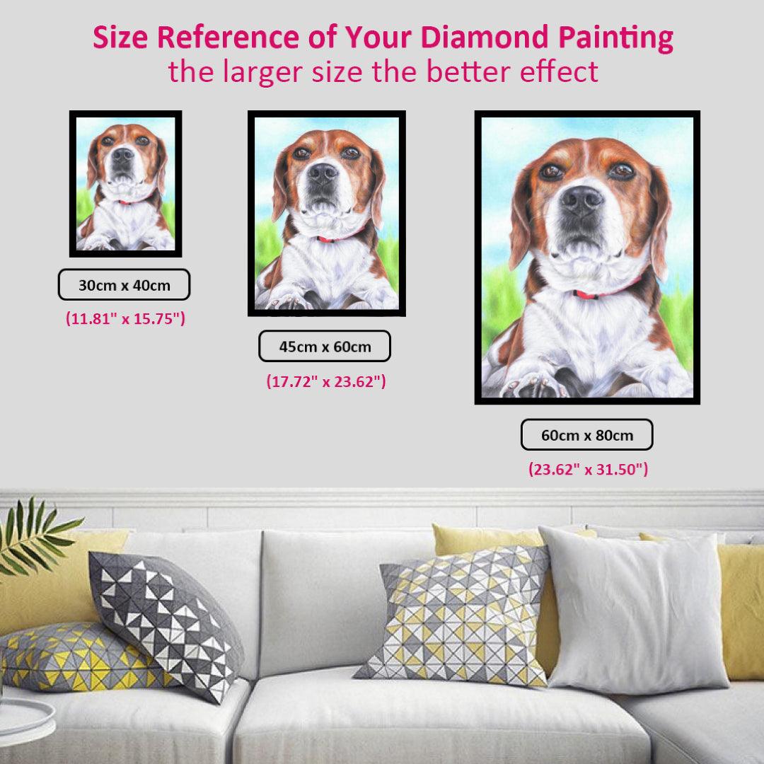 Dog in the Sunshine Diamond Painting