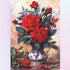 Bright Red Rose Diamond Painting