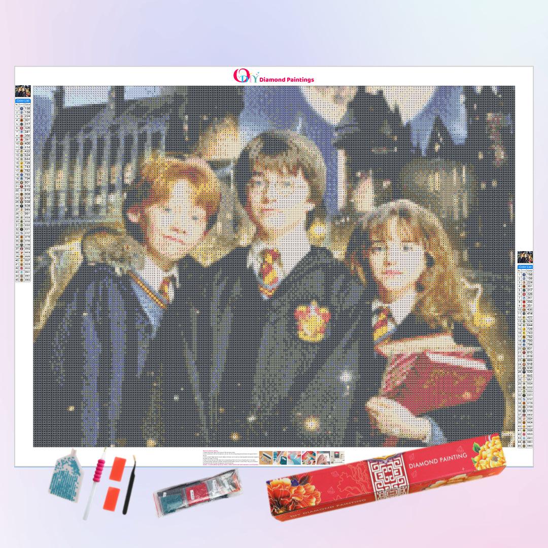Buy Goodern Compatible for Harry Potter DIY Diamond Painting Kits DIY 5D Diamond  Painting Kits Harry Potter Cosplay Diamond Art 5D Paint Full Drill Arts  Embroidery for Home Wall Decor 30X40cm(No Frame)