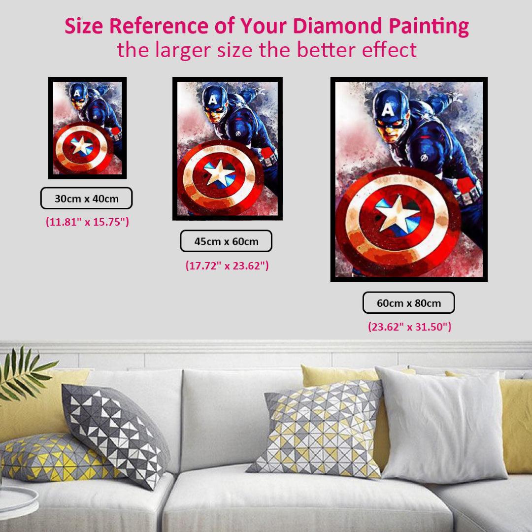 Marvel Captain America Diamond Painting